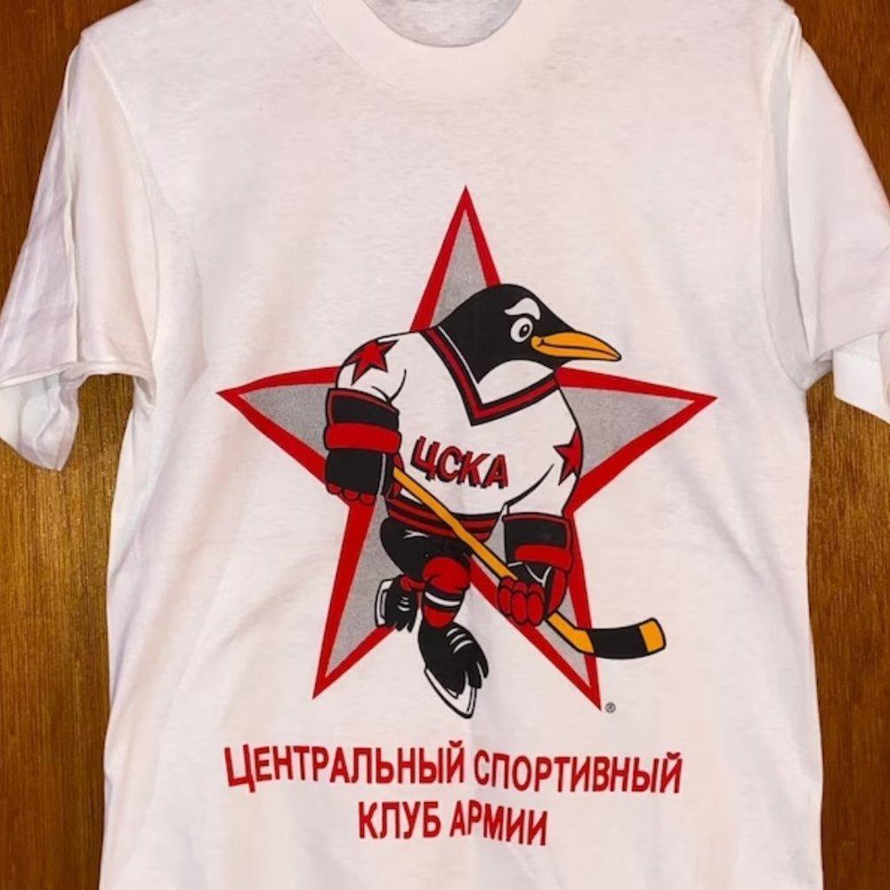 Pittsburgh Penguins Russian Affiliate 1993 1994 Shirt K567